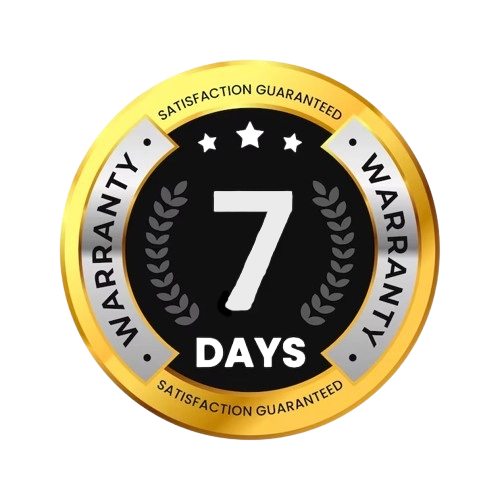 Offizielles 7-Tage-Garantie-Siegel – 100 % Geld-zurück-Garantie